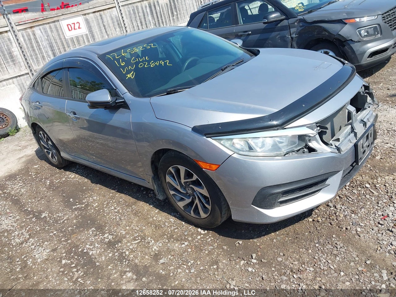 2016 HONDA CIVIC EX thumbnail 2