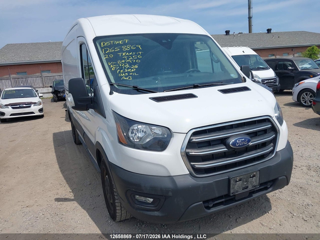 2020 FORD transit t-250 thumbnail 2