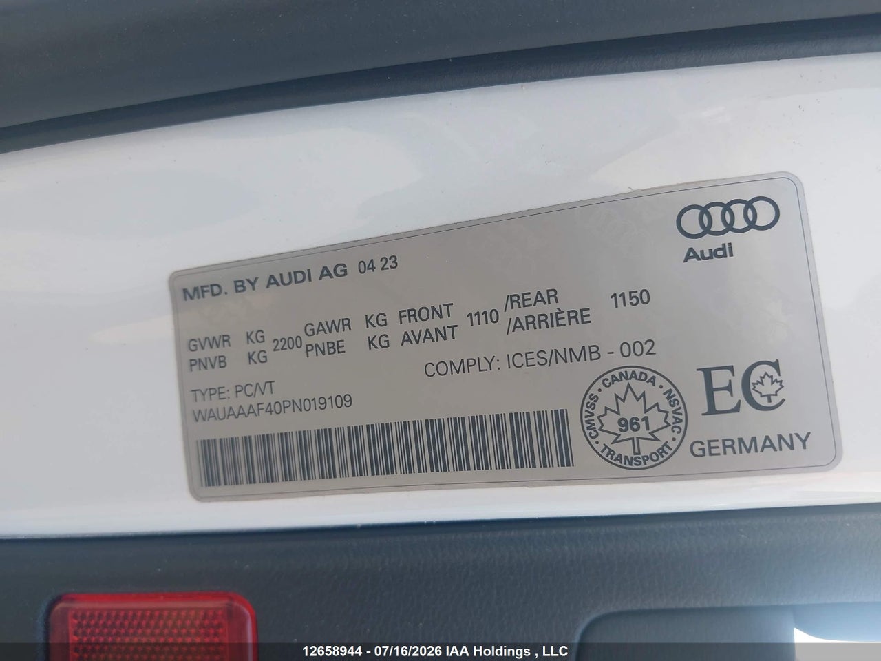 2023 AUDI A4 KOMFORT 45 thumbnail 10
