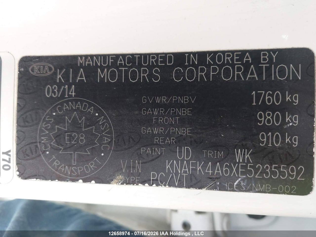 2014 KIA FORTE 1.8L LX/1.8L LX+/1.8L SE thumbnail 10