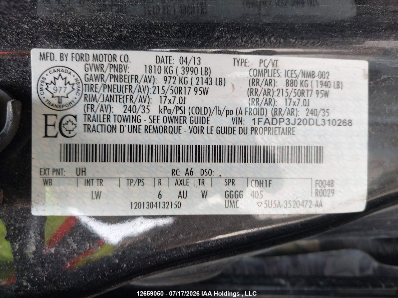 2013 FORD FOCUS TITANIUM thumbnail 10
