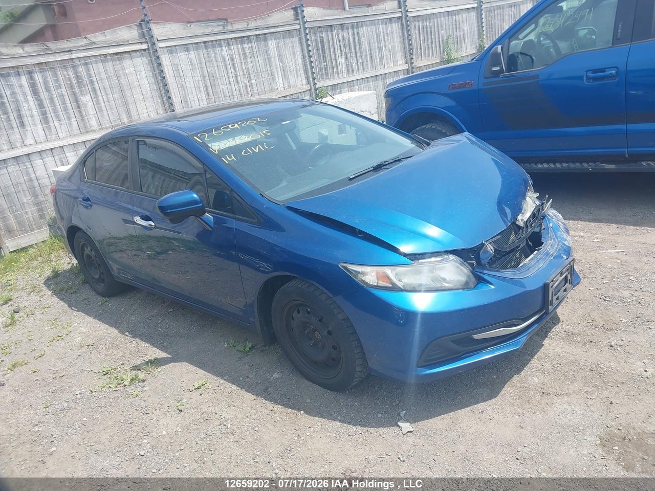 2014 HONDA CIVIC EX thumbnail 2