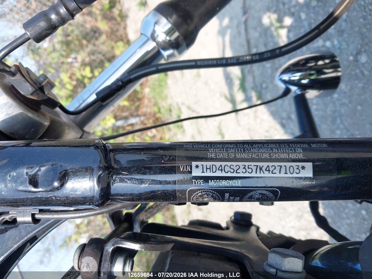2007 HARLEY DAVIDSON XL883 R CALIFORNIA thumbnail 11