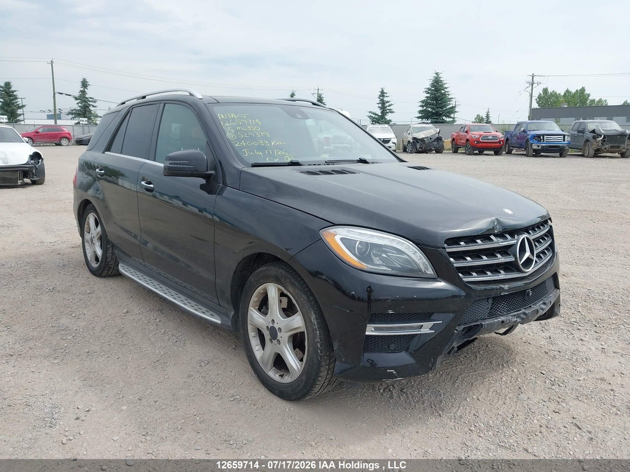 2015 MERCEDES BENZ ML 350 BLUETEC thumbnail 2