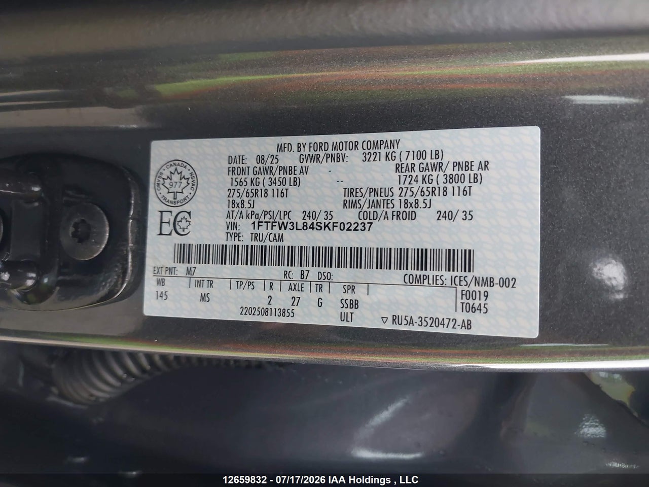 2025 FORD F150 XLT thumbnail 10