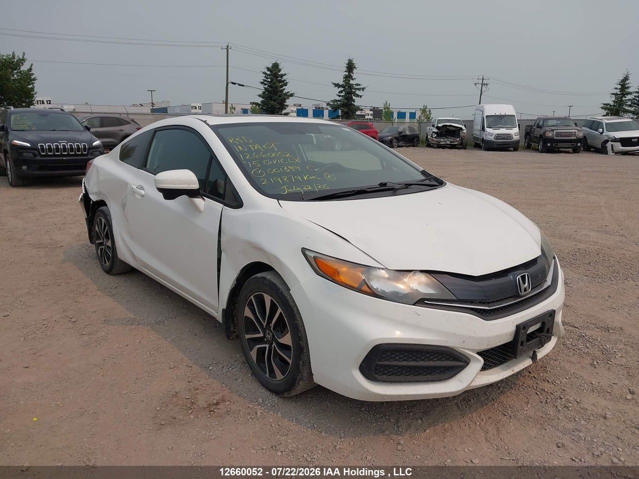 2015 HONDA CIVIC LX thumbnail 2