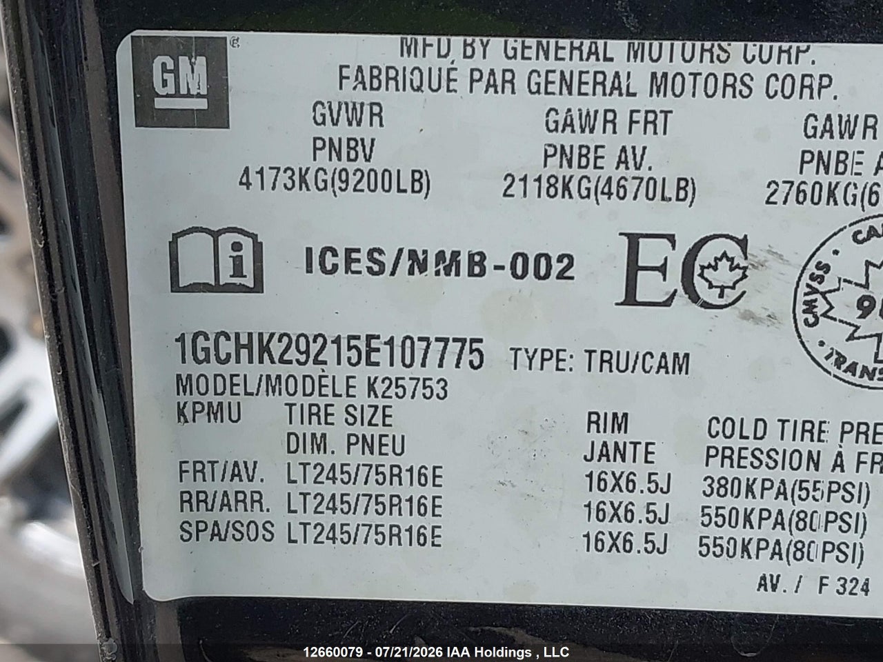 2005 CHEVROLET SILVERADO K2500 HEAVY DUTY thumbnail 10