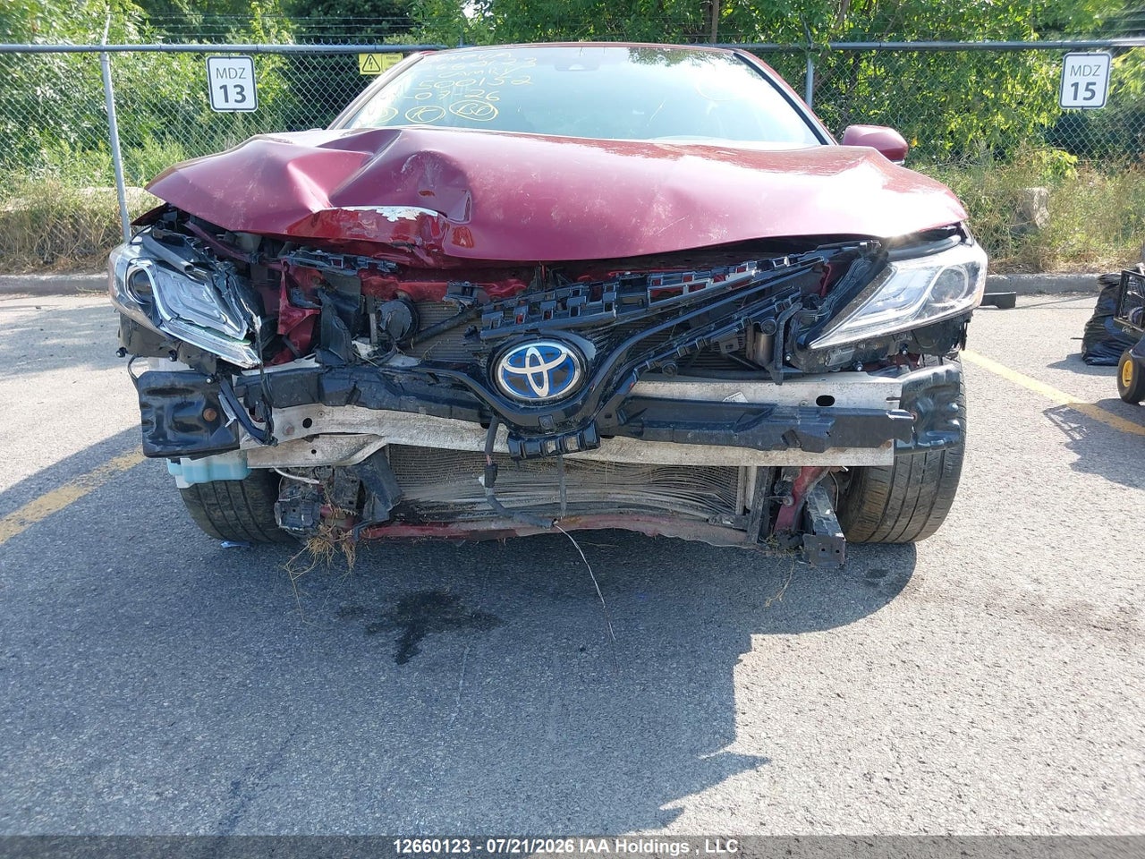 2018 TOYOTA CAMRY HYBRID XLE thumbnail 7