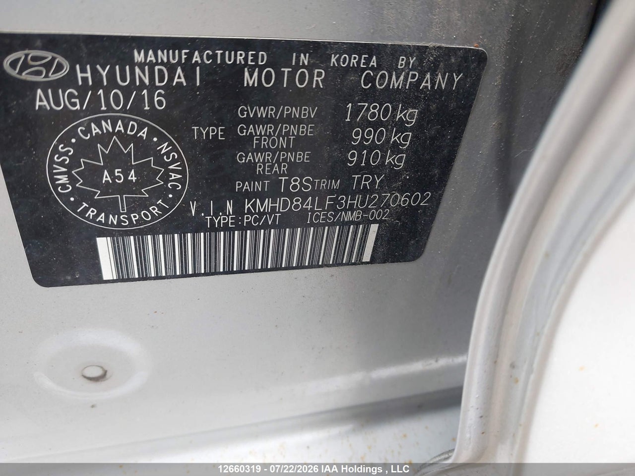 2017 HYUNDAI ELANTRA SE/VALUE/LIMITED thumbnail 10