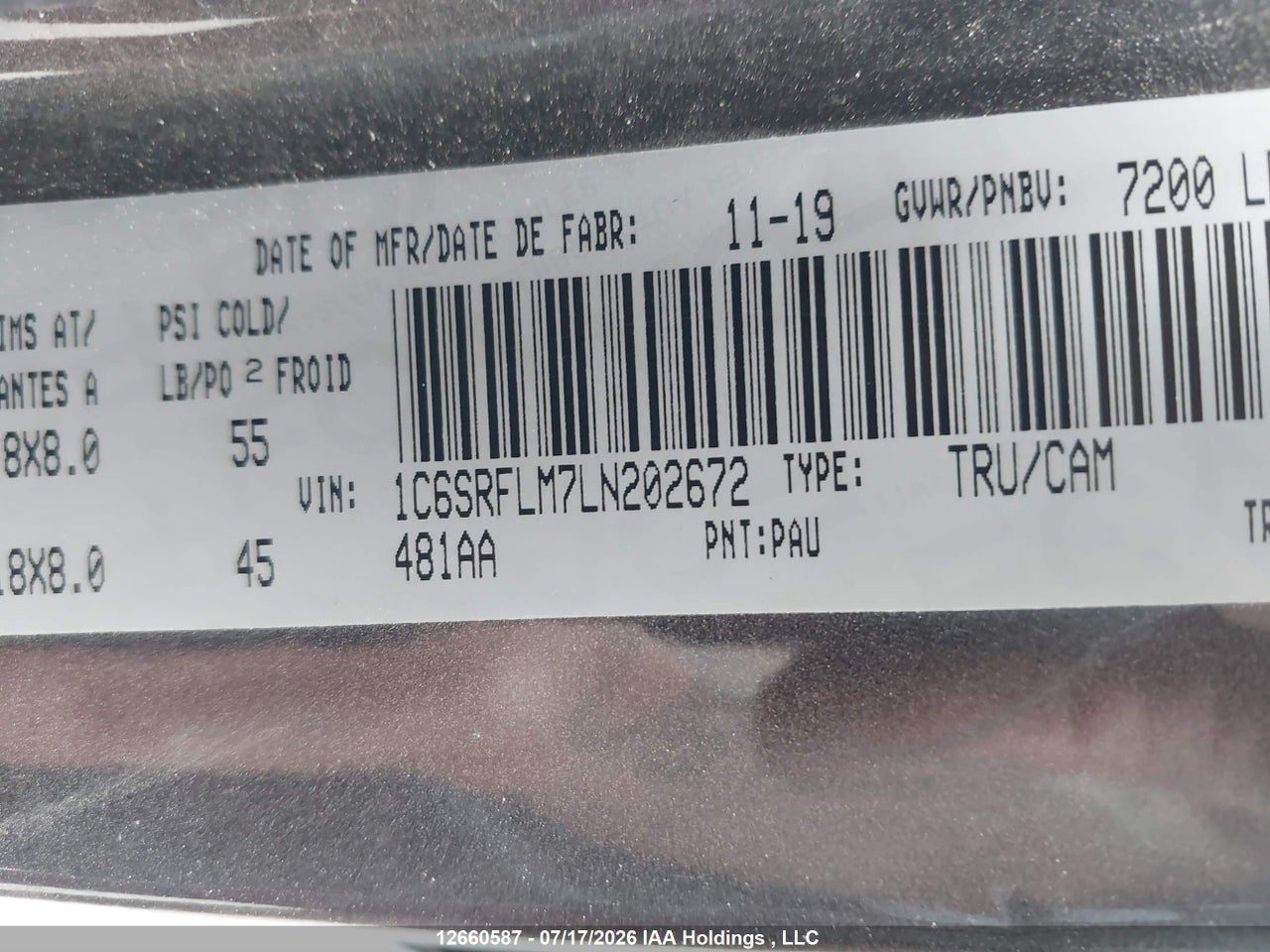 2020 RAM 1500 REBEL thumbnail 10