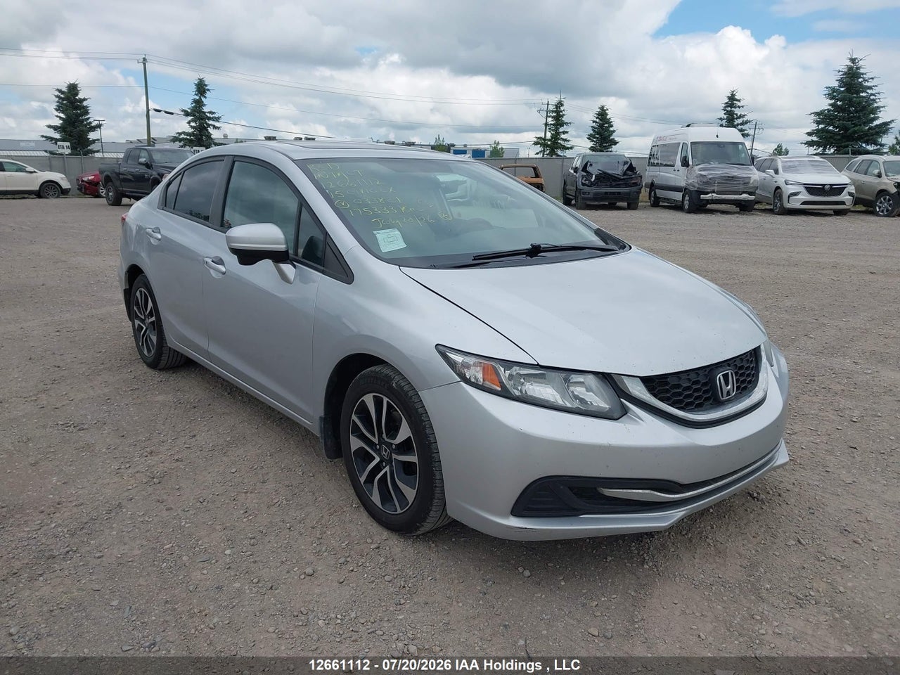 2015 HONDA CIVIC LX thumbnail 2
