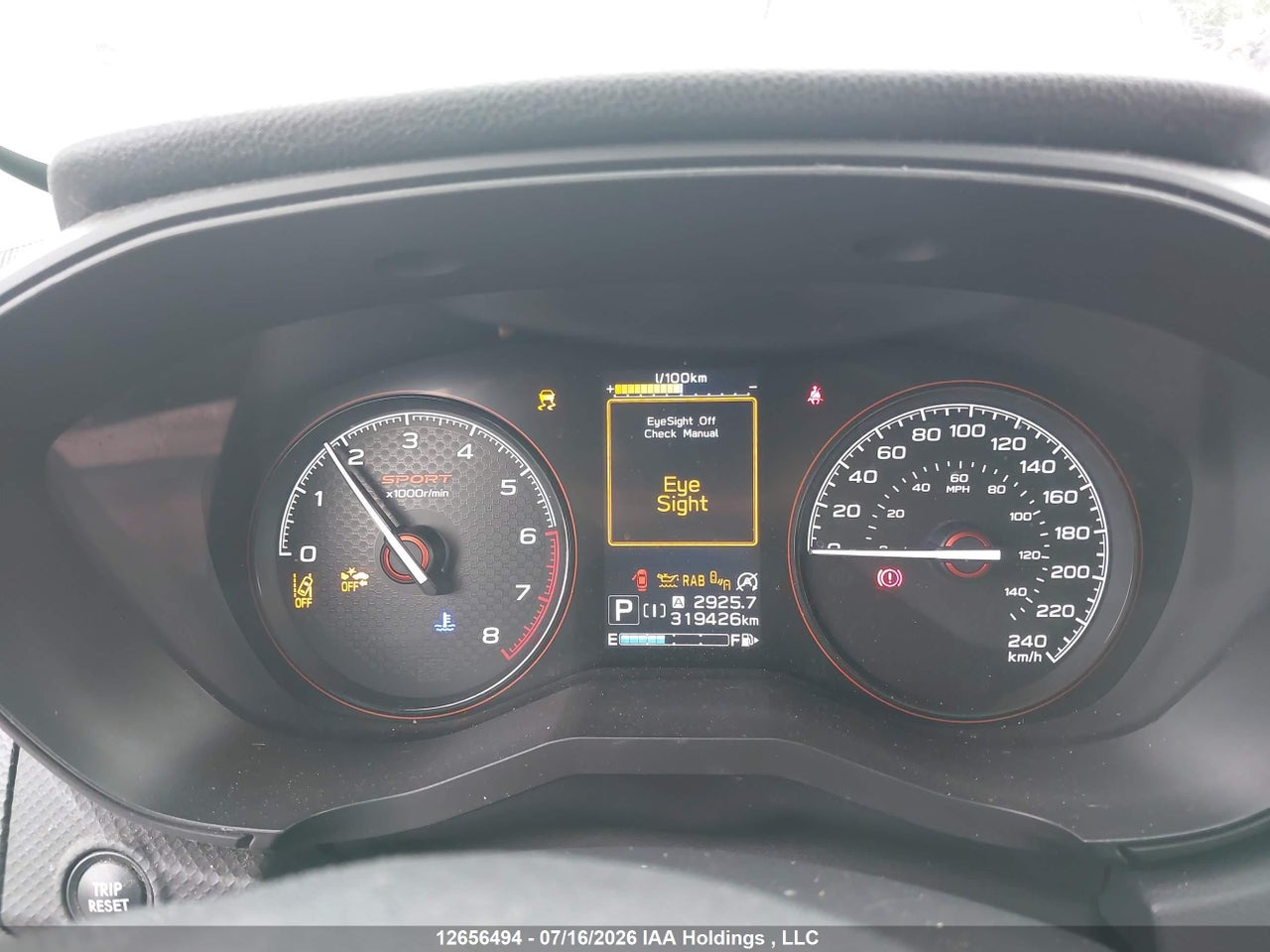 2020 SUBARU FORESTER SPORT thumbnail 8