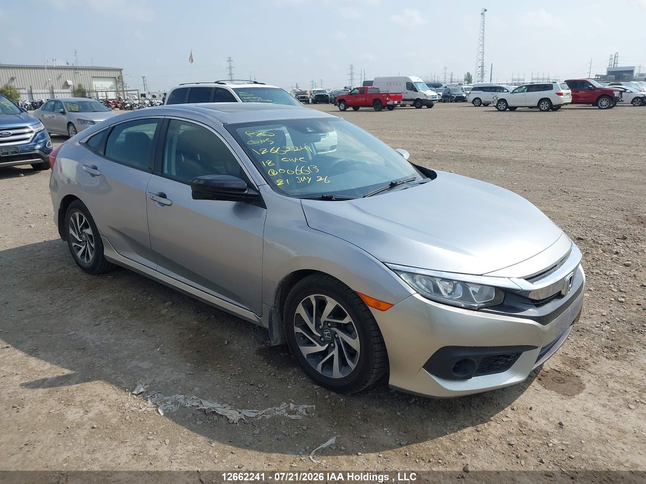 2018 HONDA CIVIC EX thumbnail 2