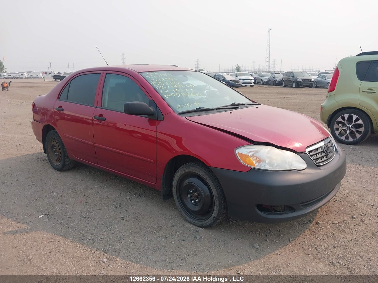 2008 TOYOTA COROLLA CE thumbnail 2