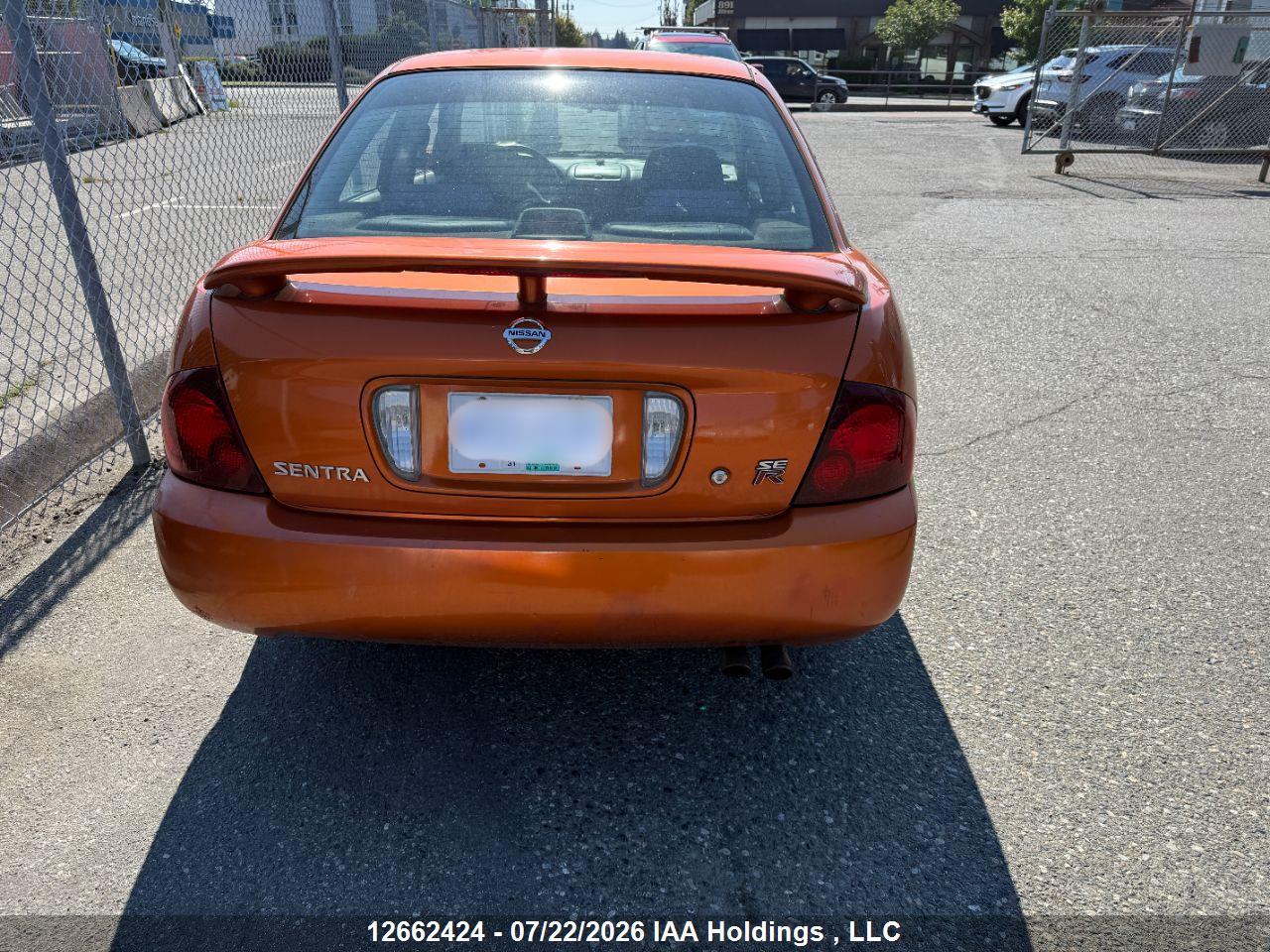 2004 NISSAN SENTRA SE-R thumbnail 6