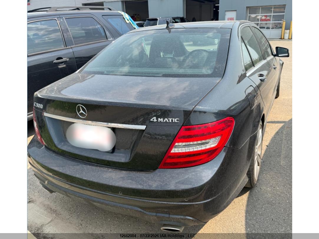 2012 MERCEDES BENZ C 300 4MATIC thumbnail 3