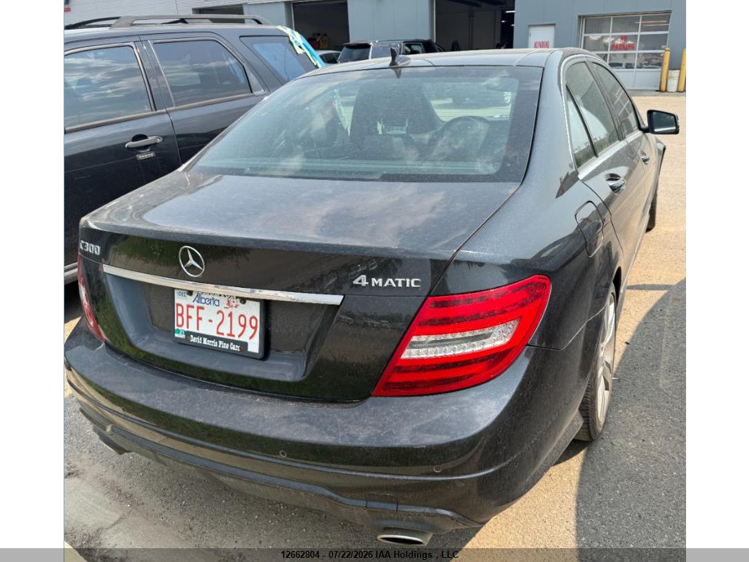 2012 MERCEDES BENZ C 300 4MATIC thumbnail 4