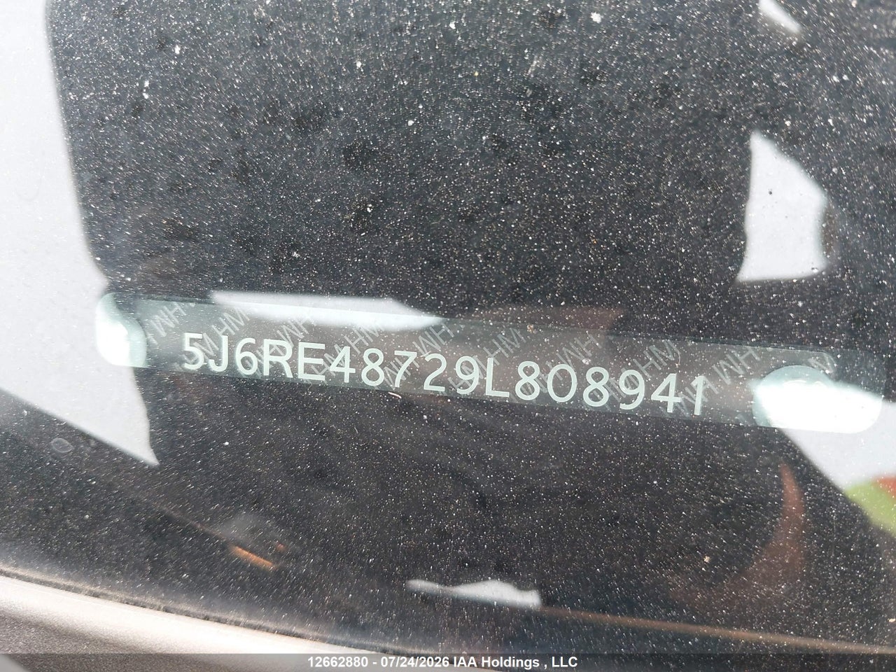 2009 HONDA CR-V EXL thumbnail 10