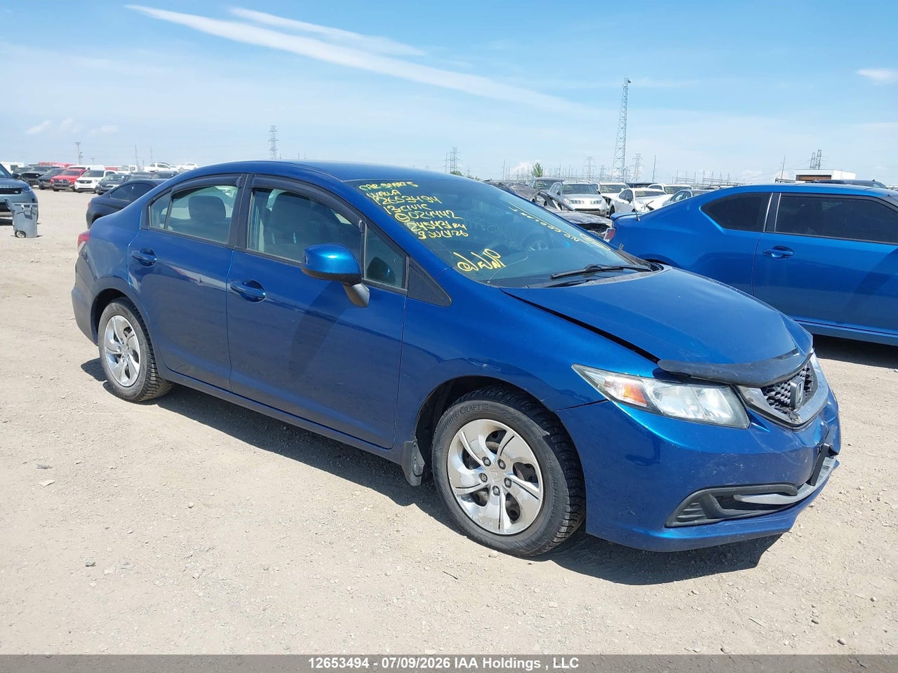 2013 HONDA CIVIC LX thumbnail 2
