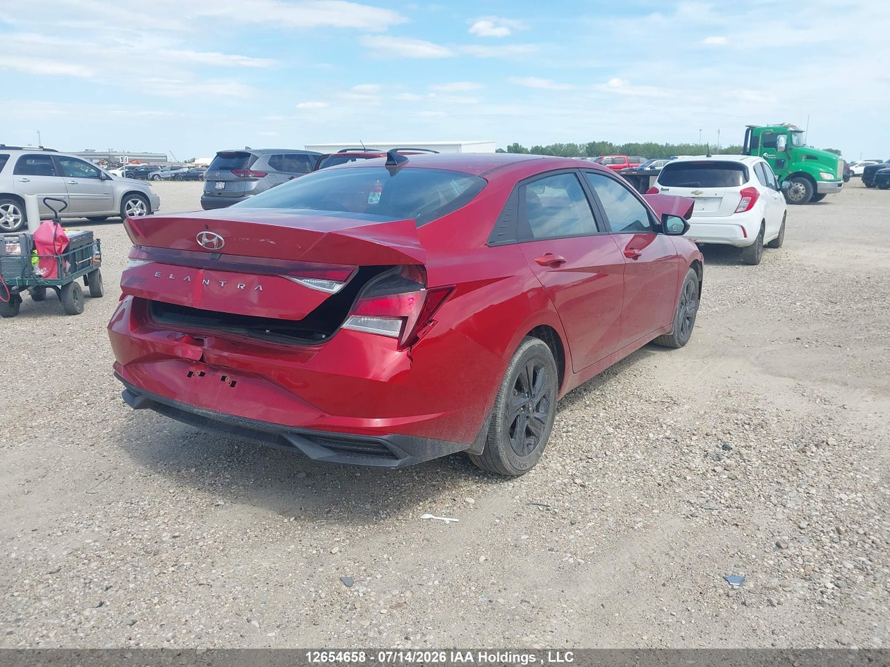 2021 HYUNDAI ELANTRA PREFERRED IVT thumbnail 5