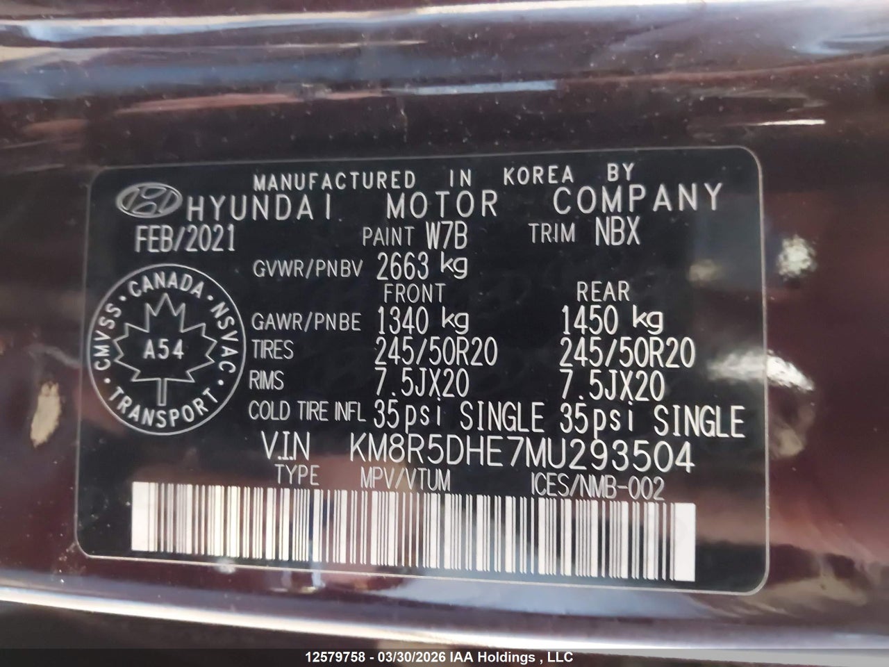 2021 HYUNDAI PALISADE ULTIMATE CALLIGRAPHY thumbnail 10