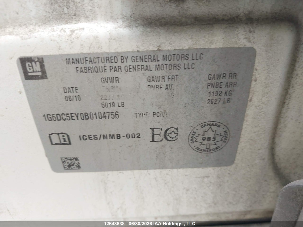 2011 CADILLAC CTS thumbnail 10