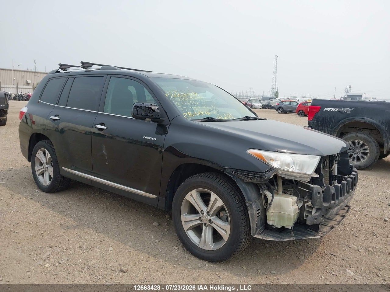 2012 TOYOTA HIGHLANDER V6 LIMITED thumbnail 2