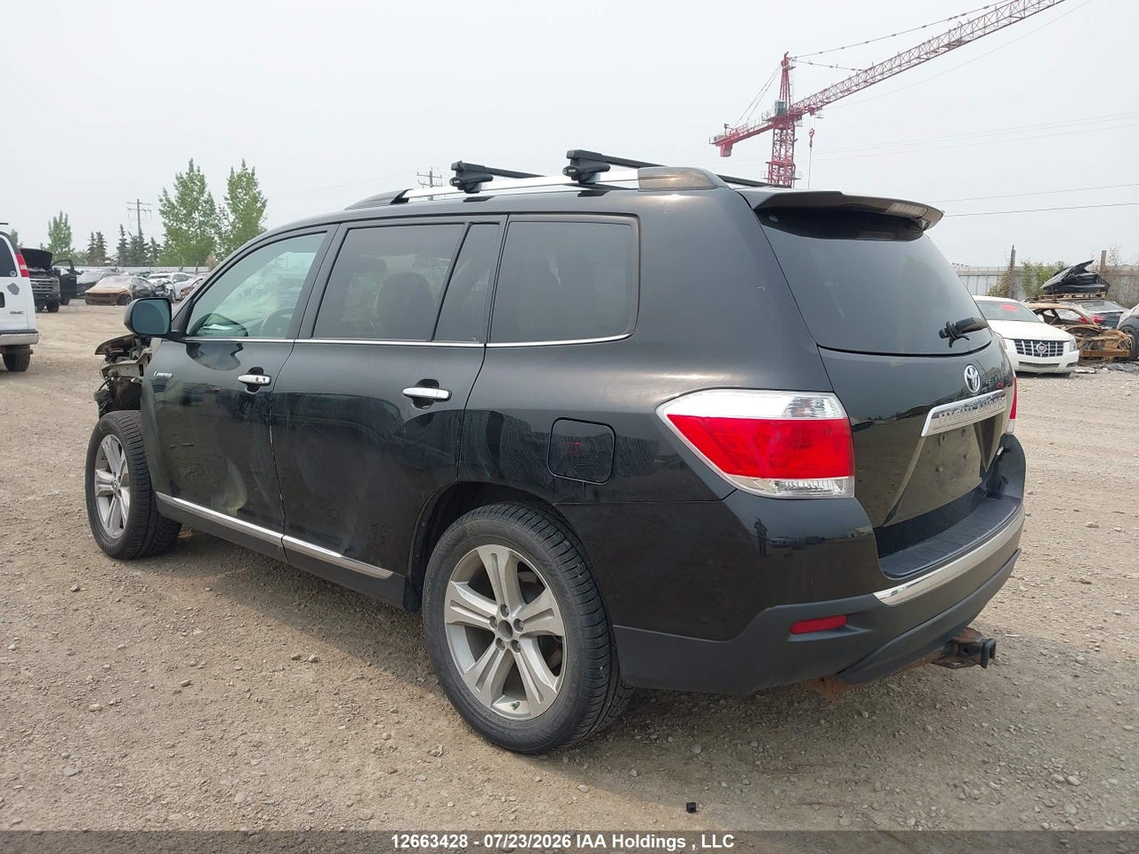 2012 TOYOTA HIGHLANDER V6 LIMITED thumbnail 4