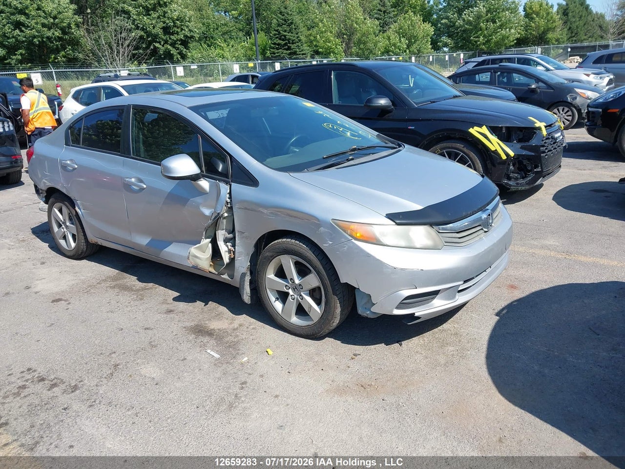 2012 HONDA CIVIC EX thumbnail 2