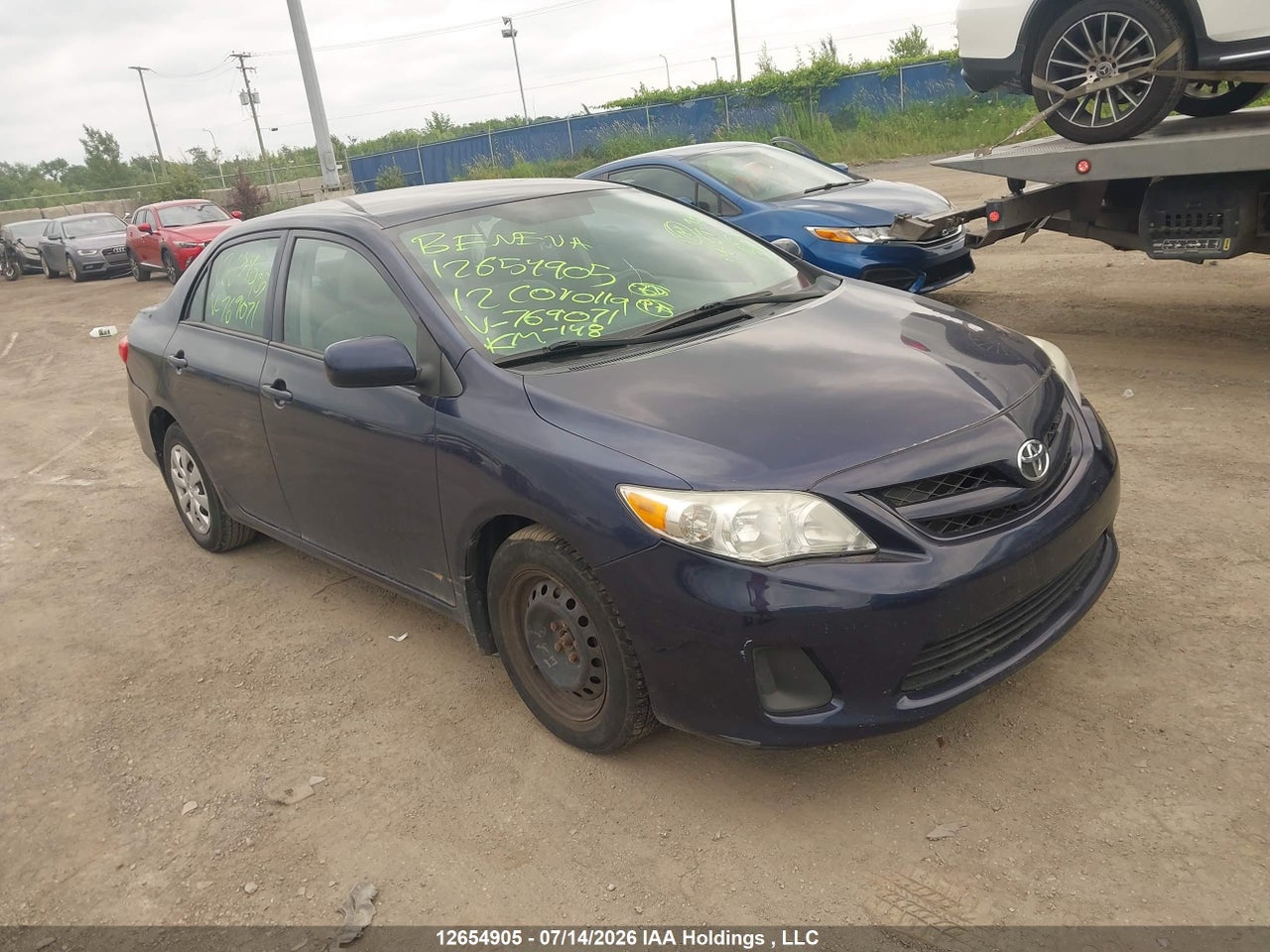 2012 TOYOTA COROLLA CE thumbnail 2