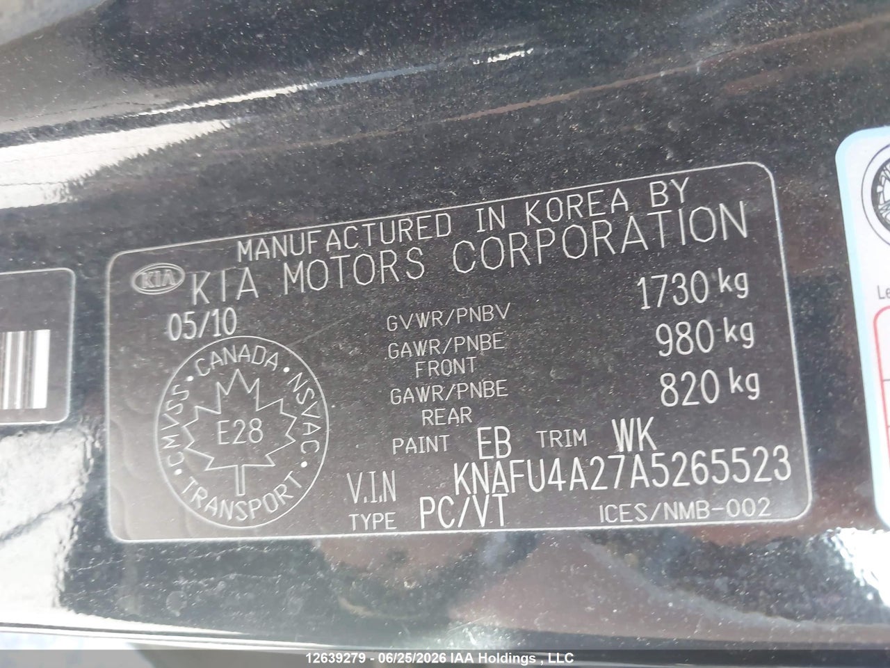 2010 KIA FORTE 2.0L EX thumbnail 10