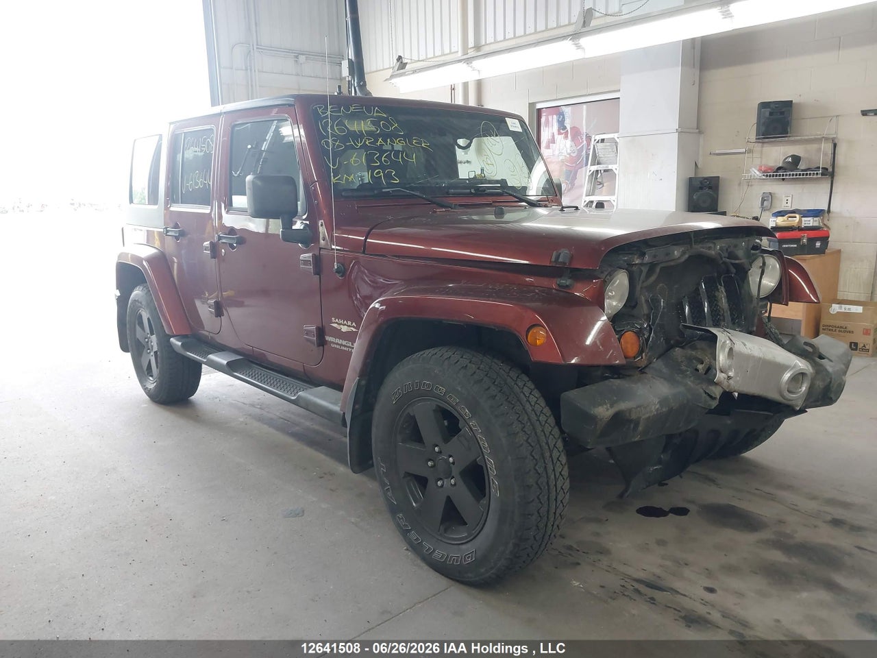 2008 JEEP WRANGLER UNLIMITED SAHARA thumbnail 2