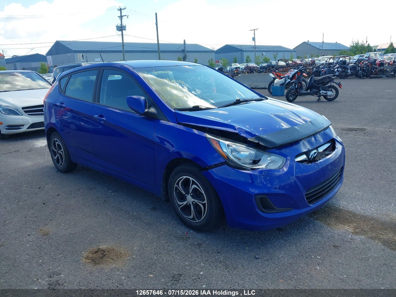 2012 HYUNDAI ACCENT GL thumbnail 2