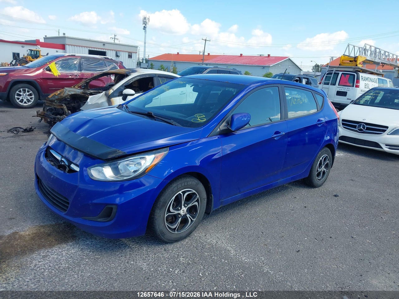 2012 HYUNDAI ACCENT GL thumbnail 3