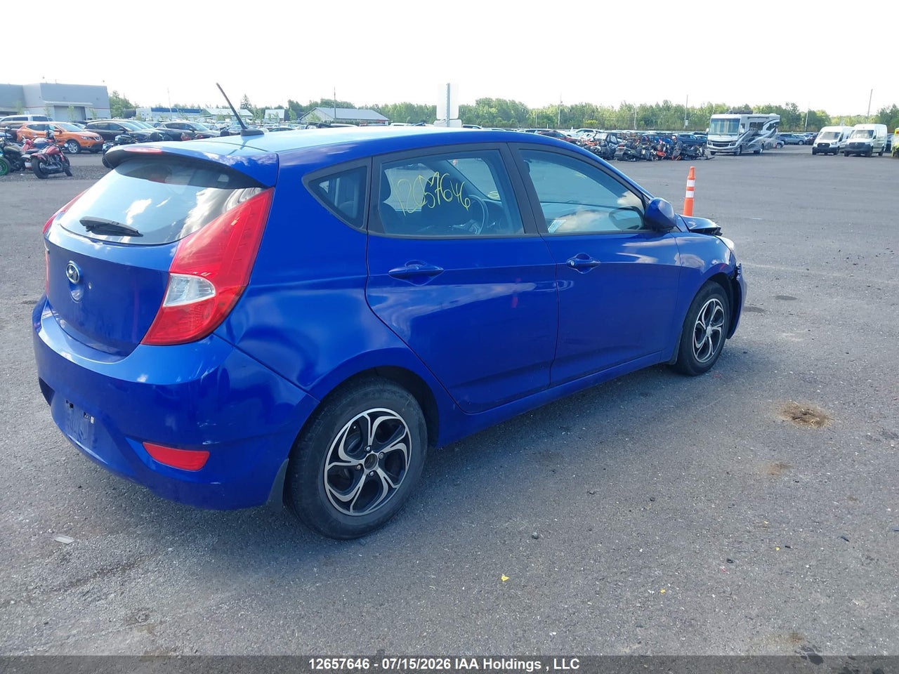 2012 HYUNDAI ACCENT GL thumbnail 5