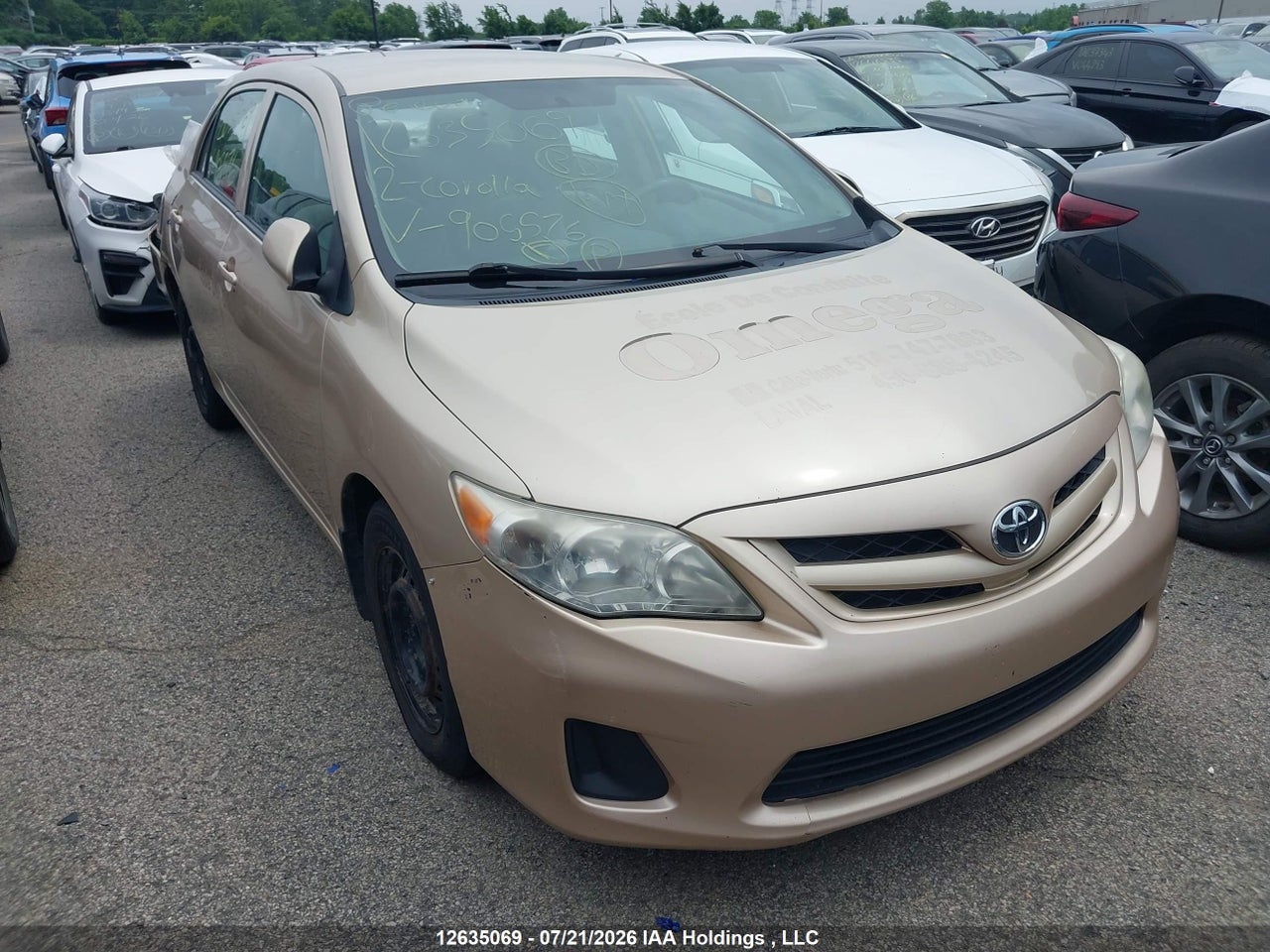 2012 TOYOTA COROLLA CE thumbnail 2