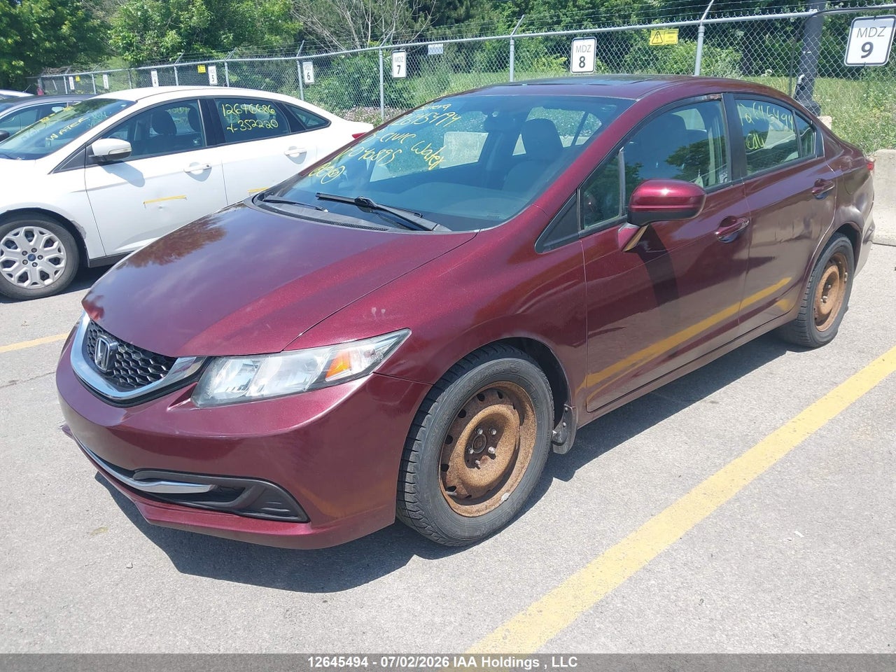 2015 HONDA CIVIC EX thumbnail 3