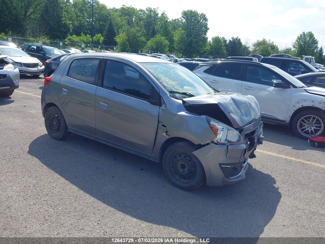 2019 MITSUBISHI MIRAGE ES/ES LIMITED thumbnail 2
