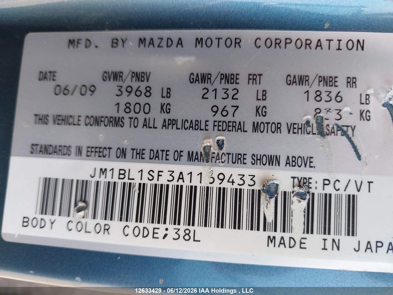 2010 MAZDA MAZDA3 GS/GX thumbnail 10