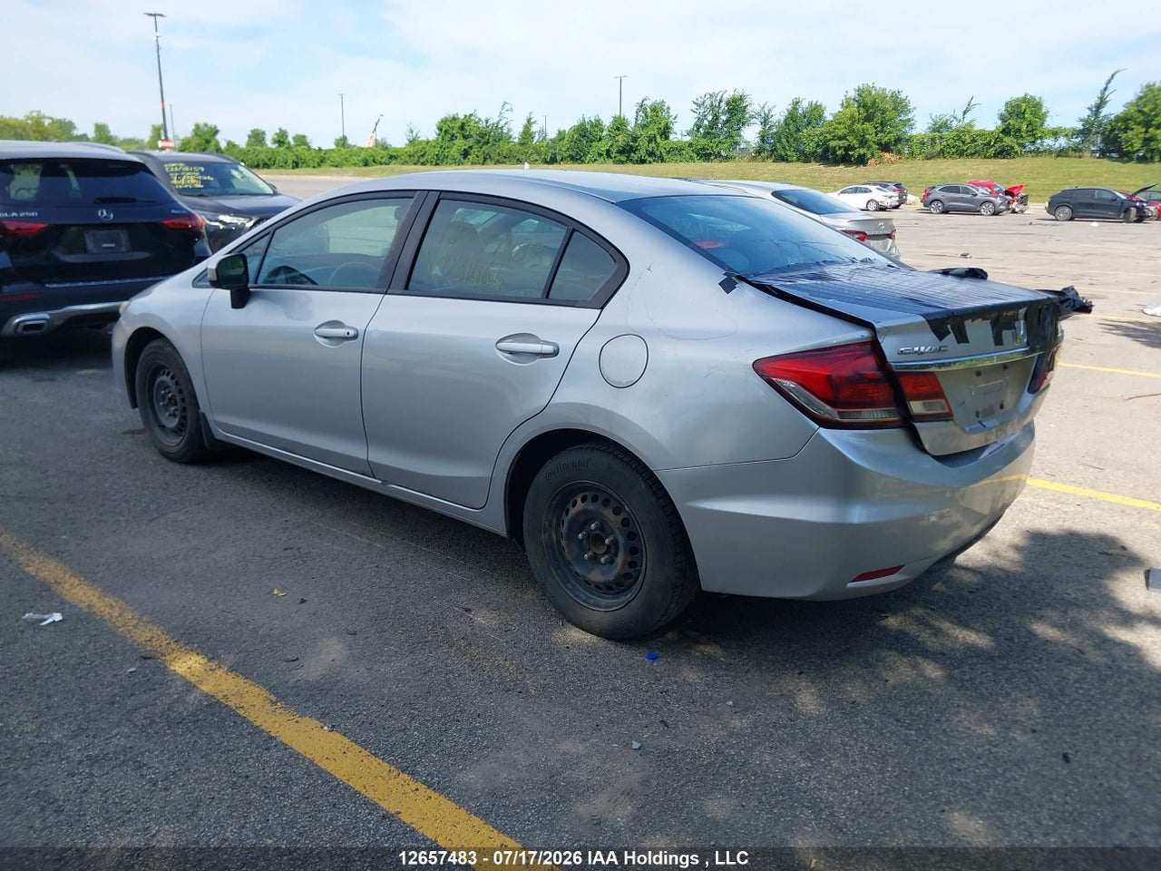 2014 HONDA CIVIC LX thumbnail 4