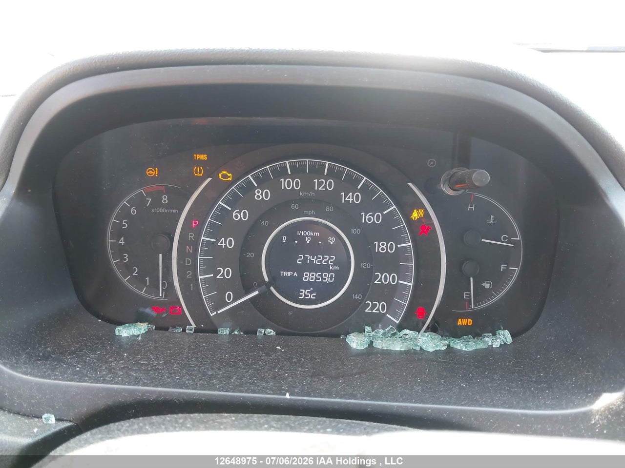 2013 HONDA CR-V EX thumbnail 8