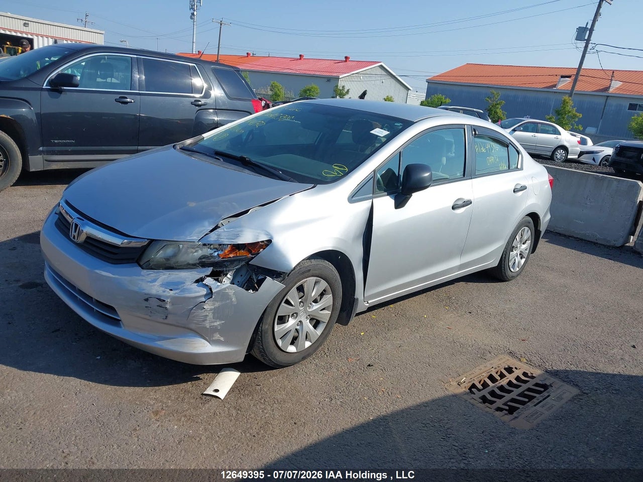 2012 HONDA CIVIC DX thumbnail 3