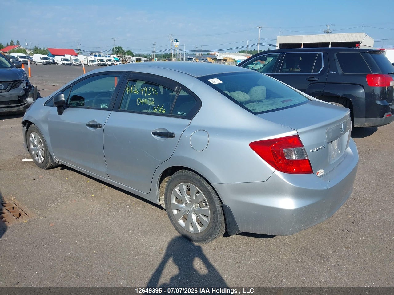 2012 HONDA CIVIC DX thumbnail 4