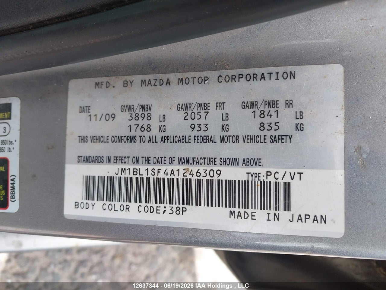 2010 MAZDA MAZDA3 GS/GX thumbnail 10