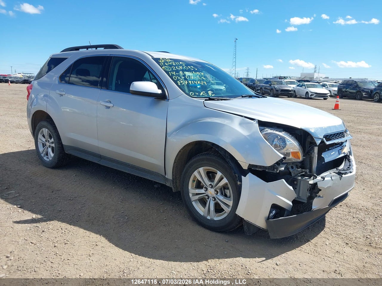 2014 CHEVROLET EQUINOX 2LT thumbnail 2