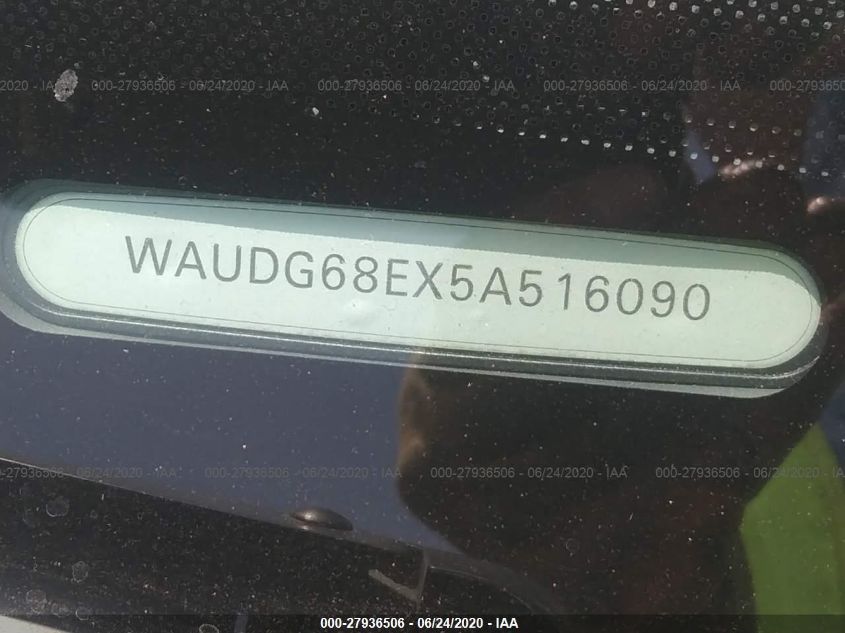 WAUDG68EX5A516090
