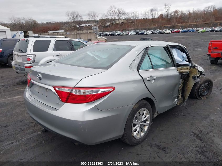 2016 Toyota Camry Le VIN: 4T4BF1FK1GR549927 Lot: 38221363