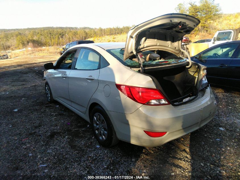 KMHCT4AE2HU****** Salvage and Repairable 2017 Hyundai Accent in AL - Bessemer