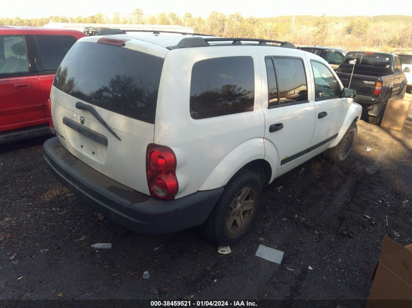 1D4HB38NX6F****** Salvage and Wrecked 2006 Dodge Durango in Alabama State