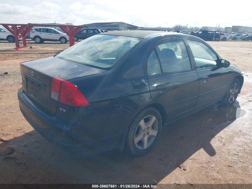 2HGES267X4H****** Salvage and Wrecked 2004 Honda Civic in Alabama State